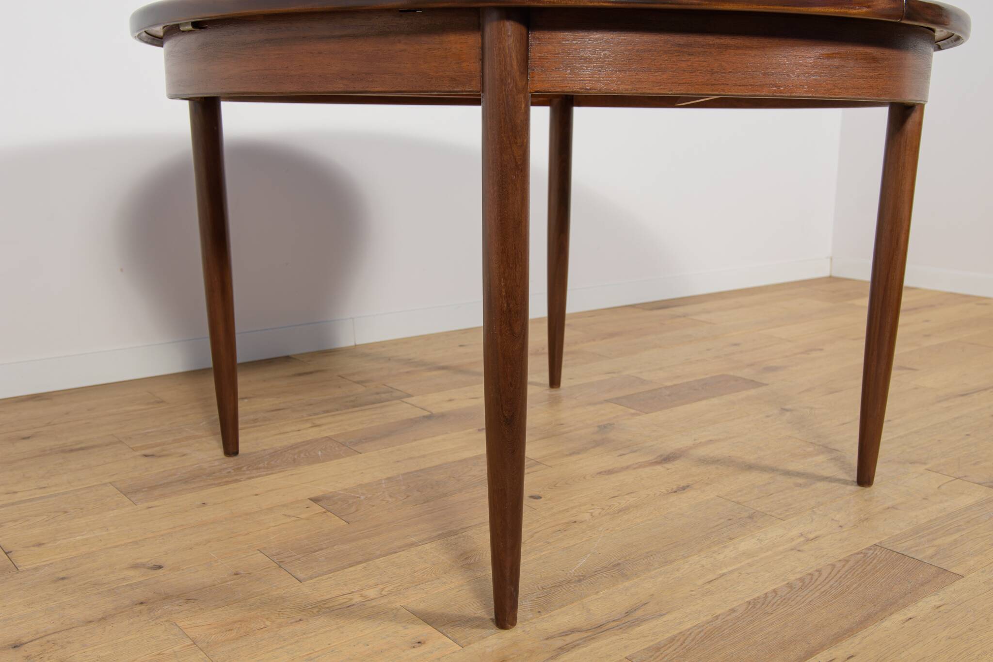 Mid-Century Teak Round Fresco Dining Table from G-Plan, United Knigdom.