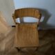 Three vintage beech chairs Rainer SHELL SCHLAPP MOBEL