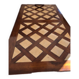 Roche Bobois cherry and Bourgogne tile dining table