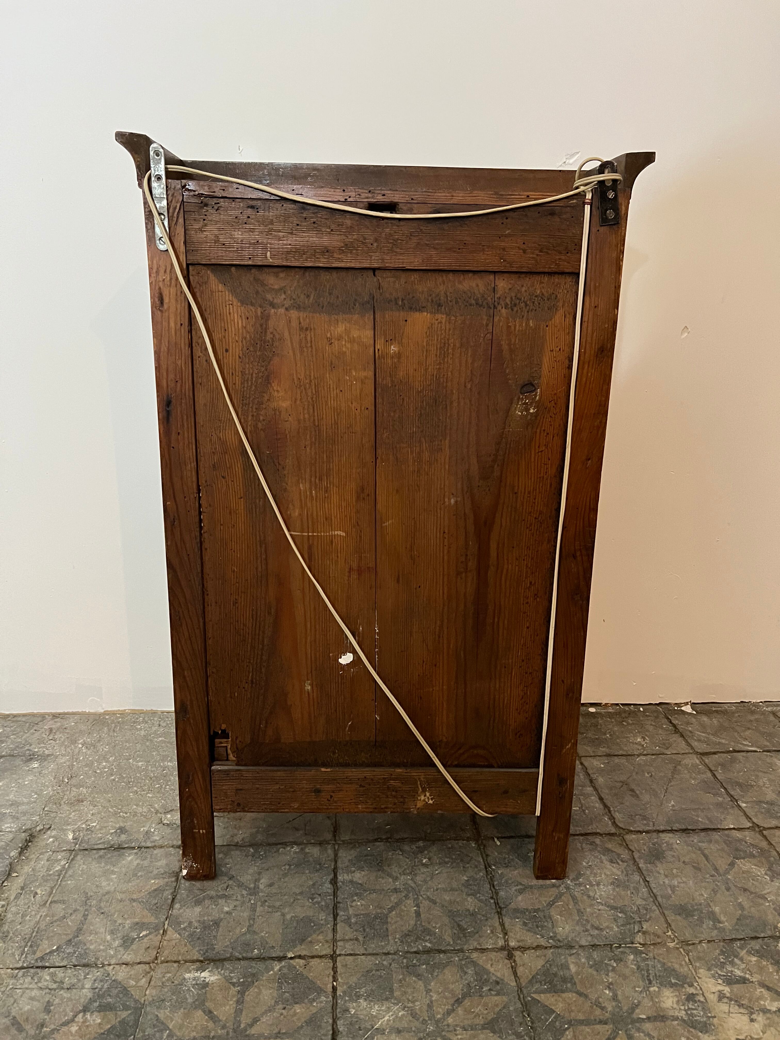 Antique display case to be installed or hung