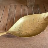 Empty pocket sheet shape brass -vintage year 60