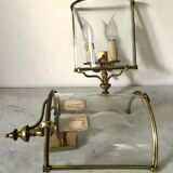 Pair of brass wall lights