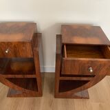 Art Deco bedside pair
