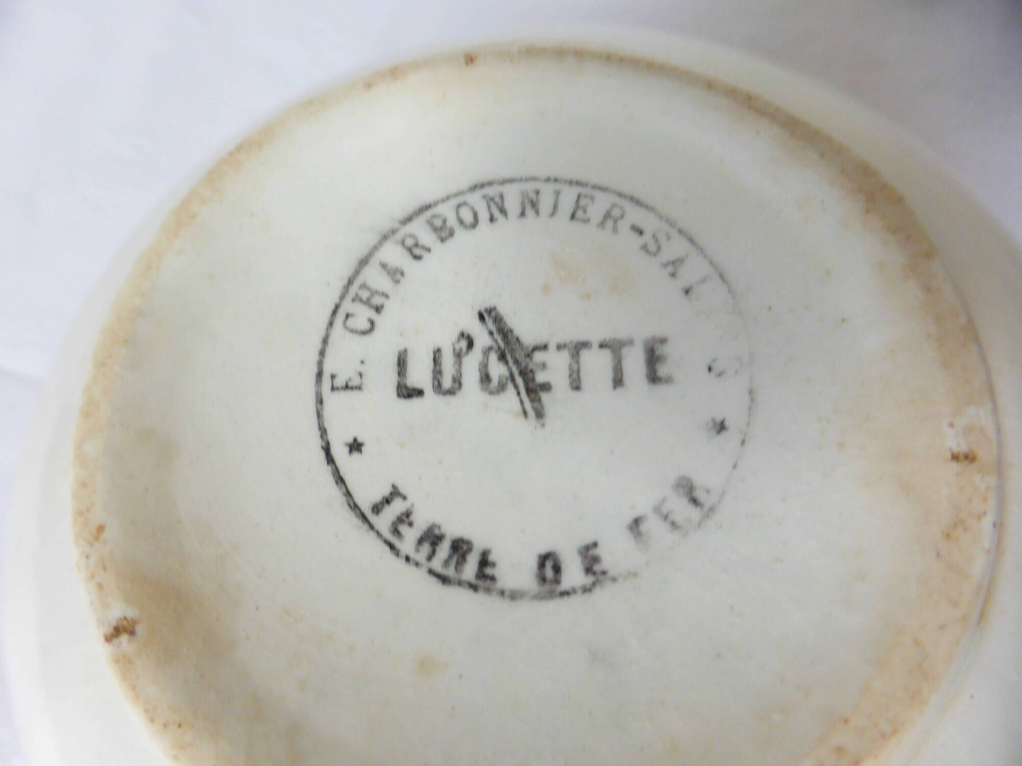 Saucière vintage en terre de fer des Salins modèle Lucette 210871