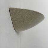 Pair of vintage wall lights in crackled porcelain, France, 1970.