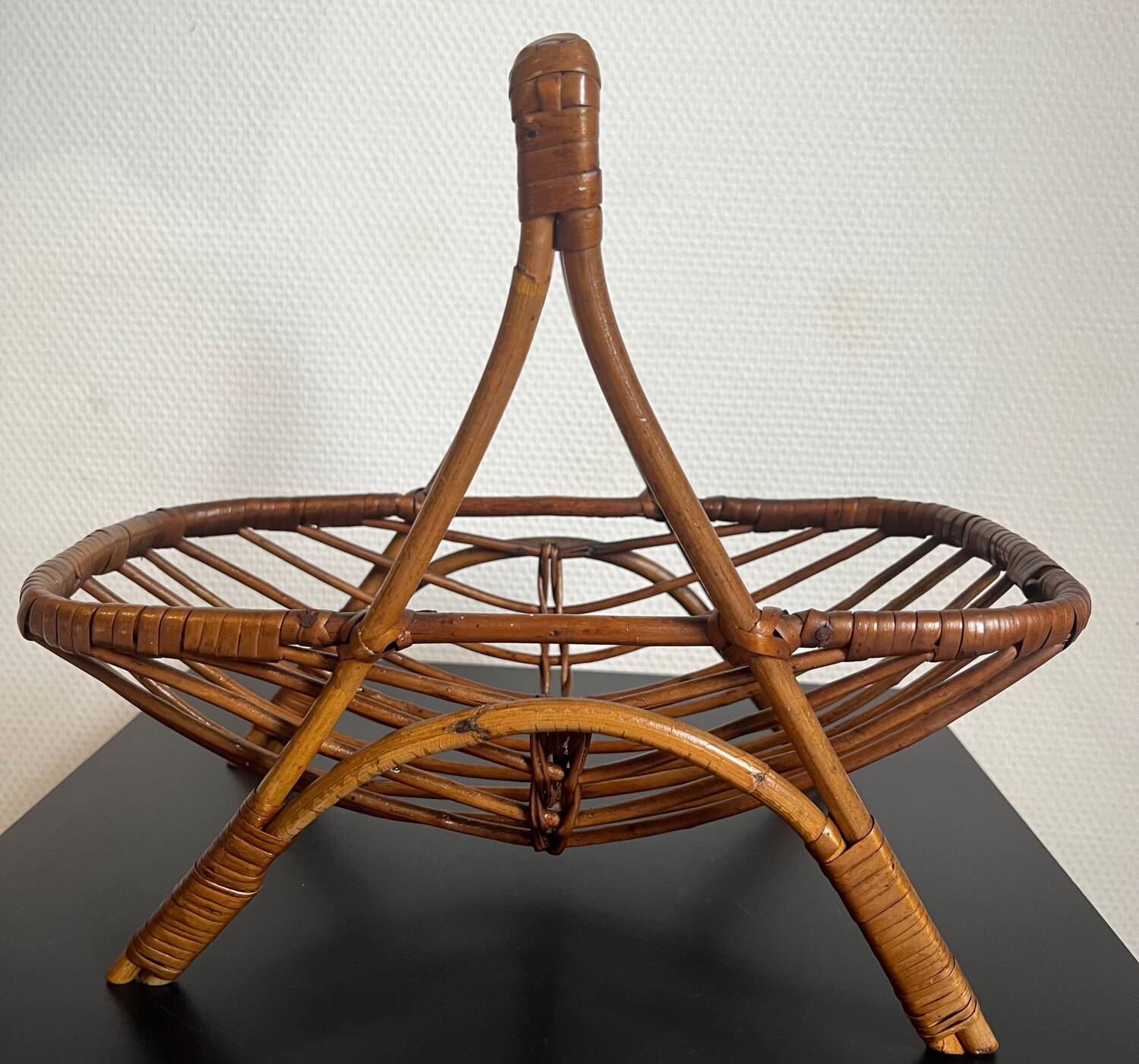 Vintage wicker basket