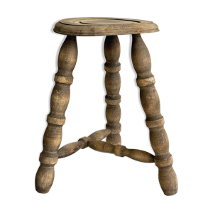 Tabouret tripode ancien