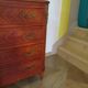 Commode Louis XVI-Bronze-Marqueterie par placage de bois en papillon-1930