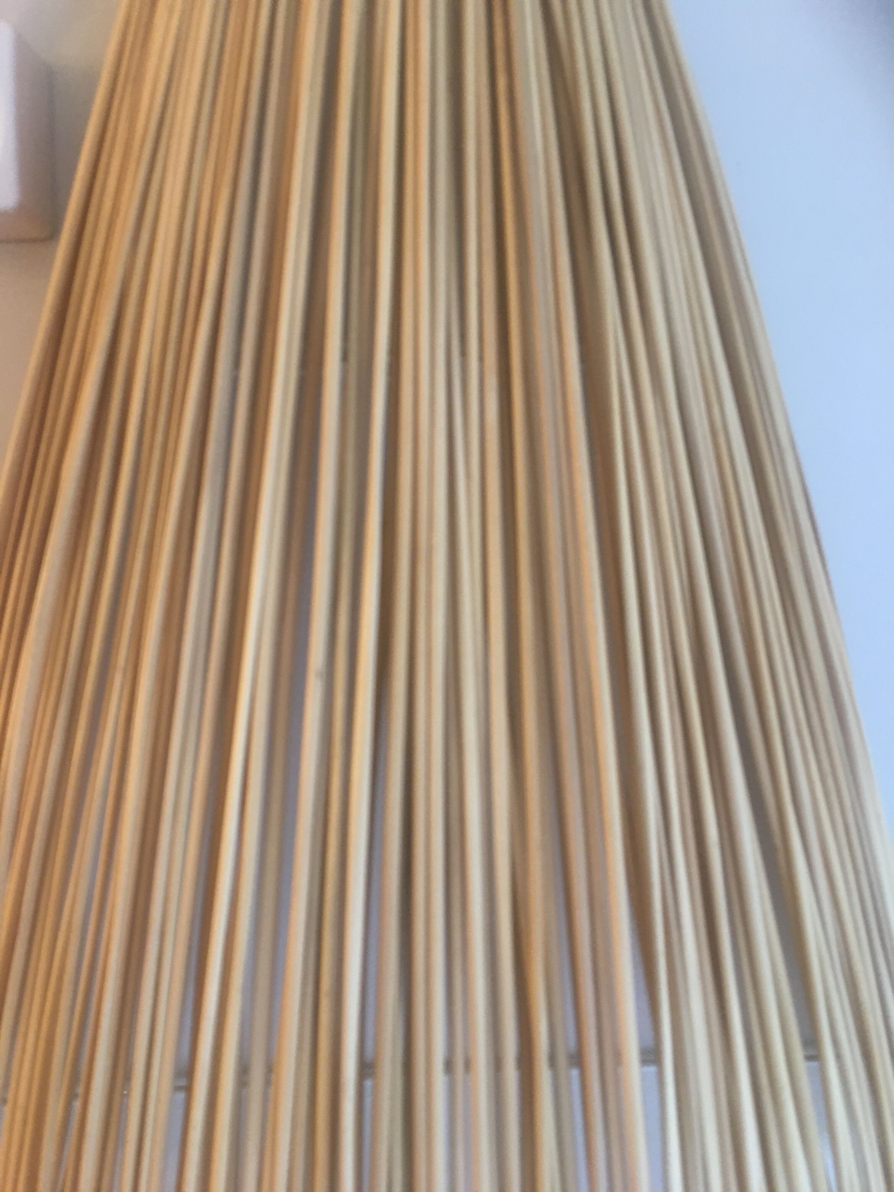 Pair of rush wall lamps