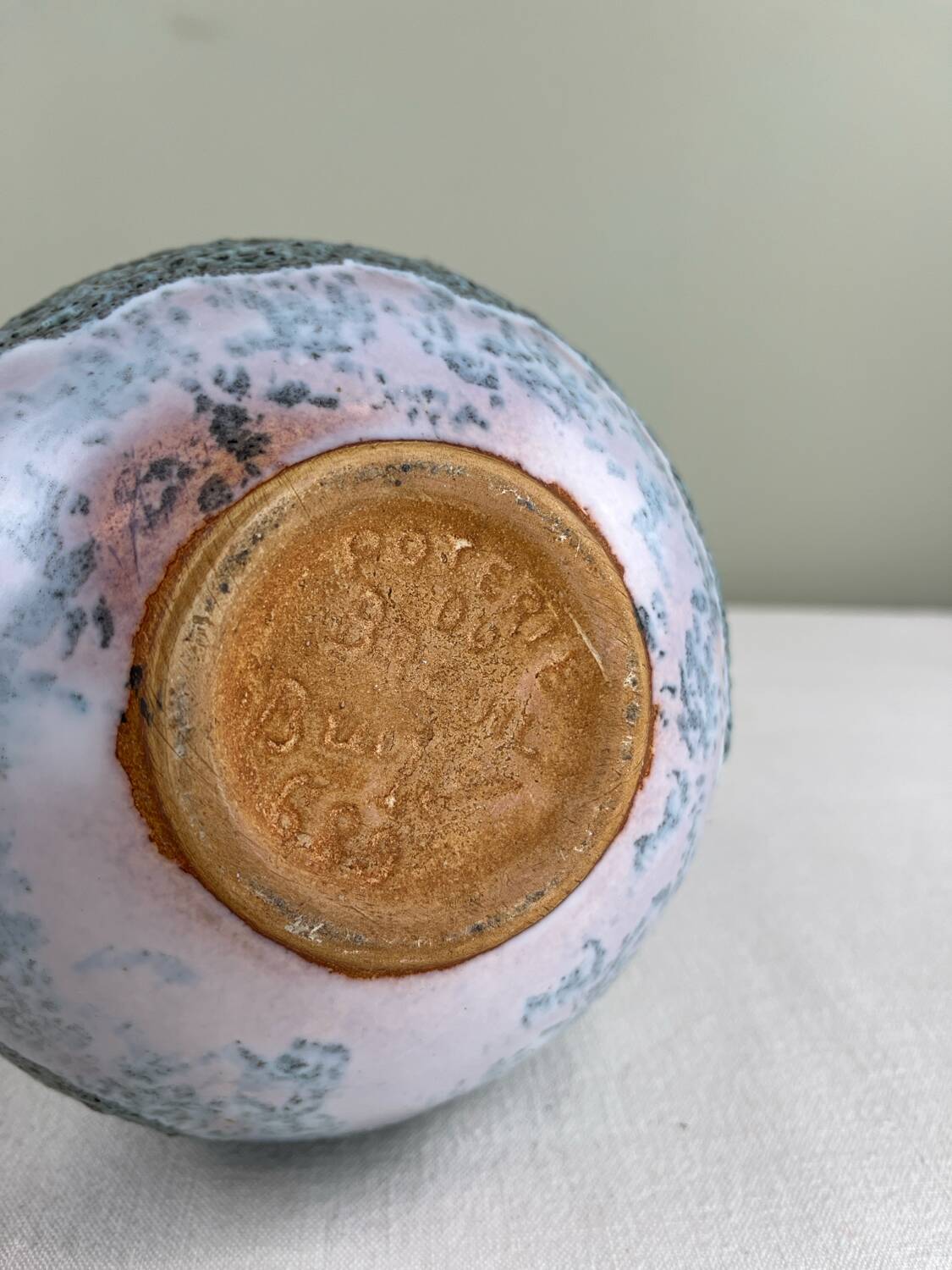 60s vase pottery from Breuil