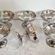 Set of 6 ice cream cups, Jean Couzon box, in 18/10 stainless steel