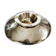 Vintage "saucer" ashtray in hammered brass