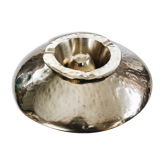Cendrier “soucoupe” vintage en laiton martelé