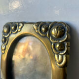 Cadre photo en laiton art nouveau