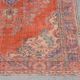 Tapis turc Oushak rouge fait main