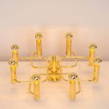 Magnificent mid-century chandelier in the Sciolari style, 1970s.