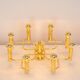 Magnificent mid-century chandelier in the Sciolari style, 1970s.