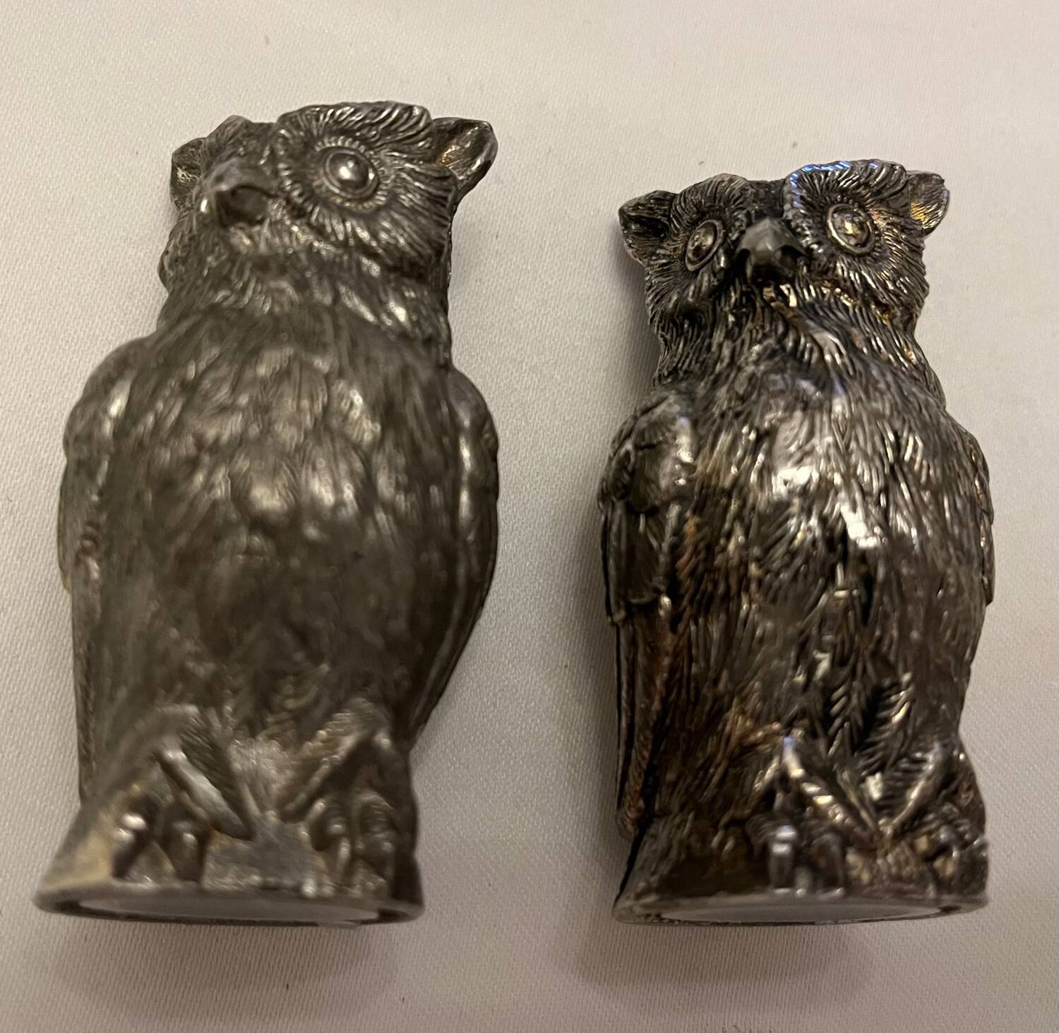 Silver metal salt pots