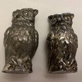 Silver metal salt pots