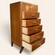 Vintage chest of drawers with compass feet 1960 H112