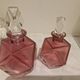 Flacons en cristal rose