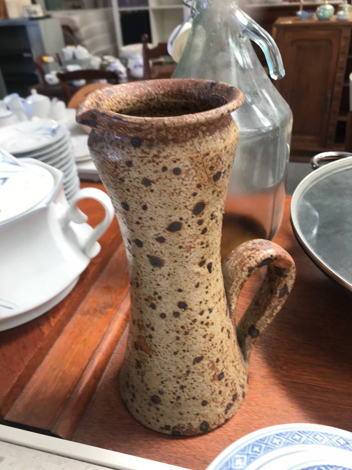 Stoneware water jug