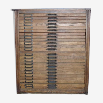 Meuble d'imprimerie Hamilton USA 1900