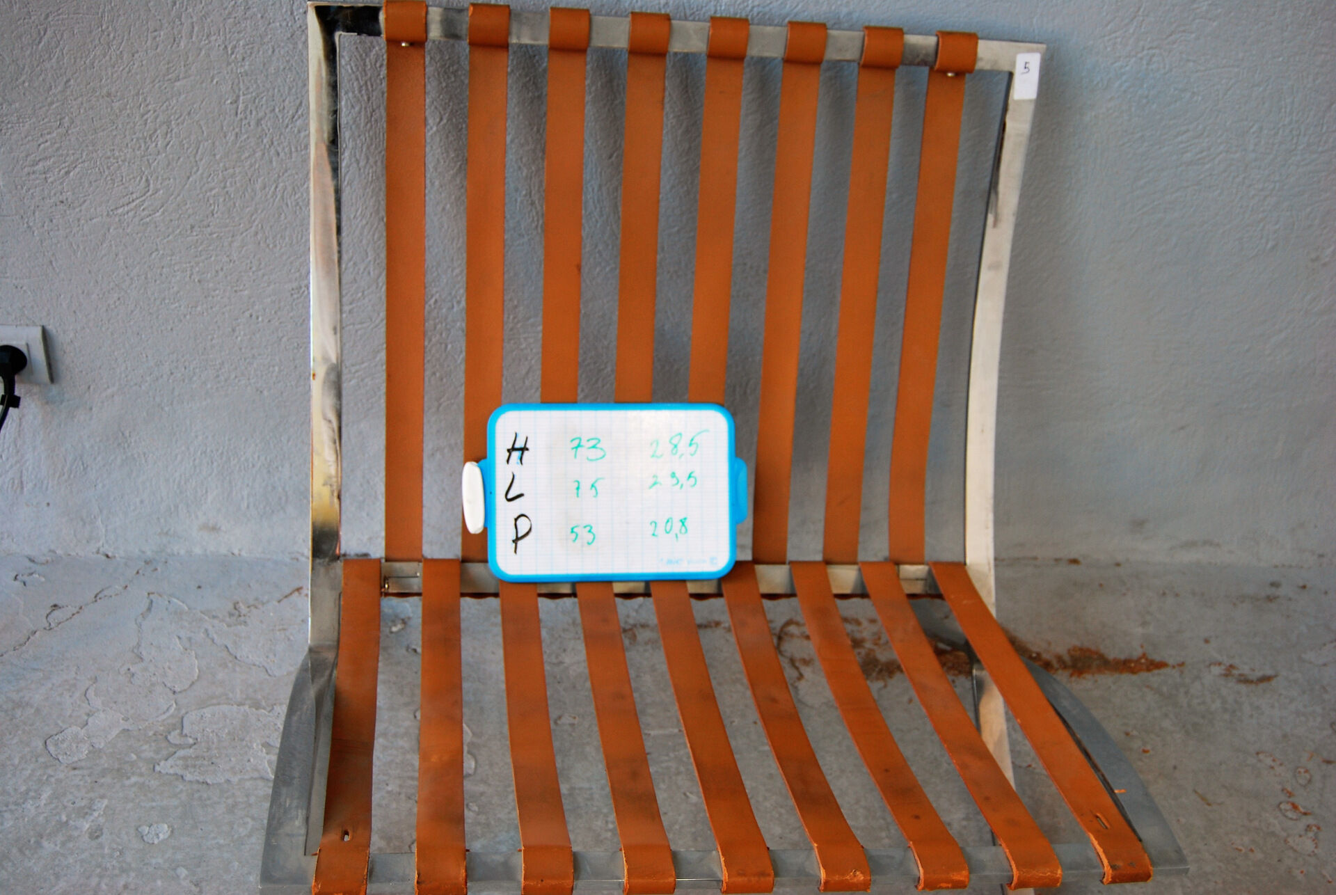 Chair in cowhide with ottoman inspiration Norwegian