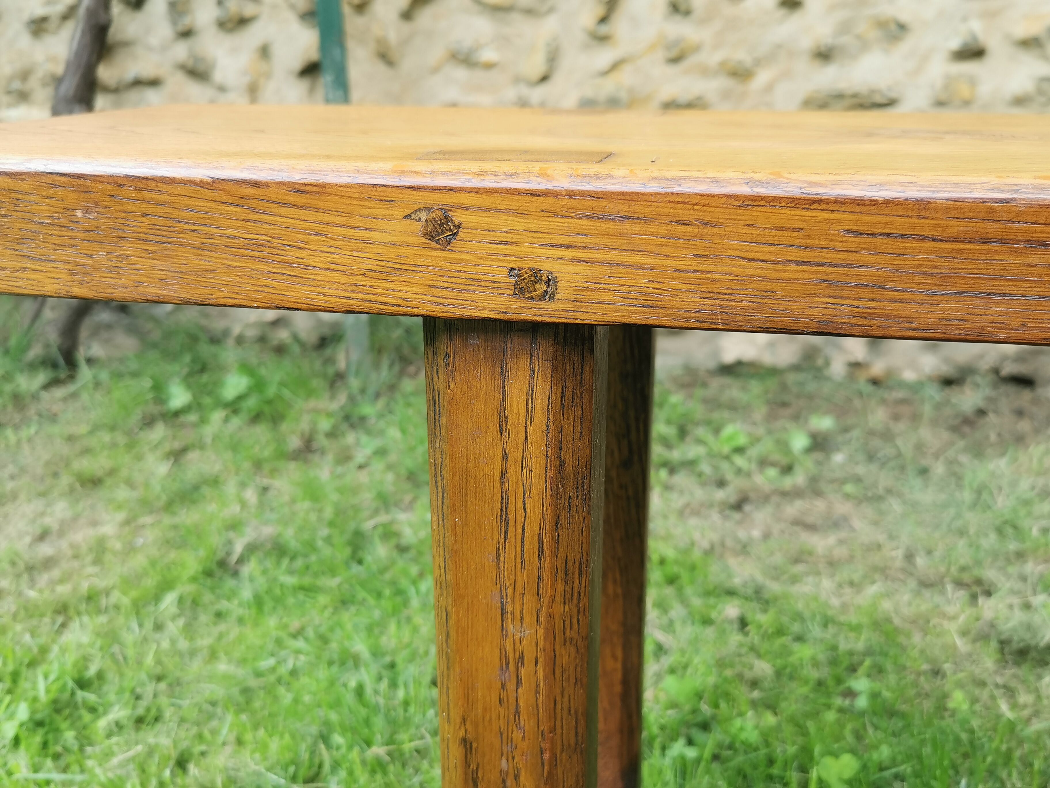 Oak bench