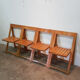 Set of 4 folding chairs