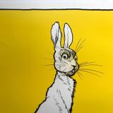 Lithographic poster by Georges Arliss - The Wild Rabbit (1899) - 2010s