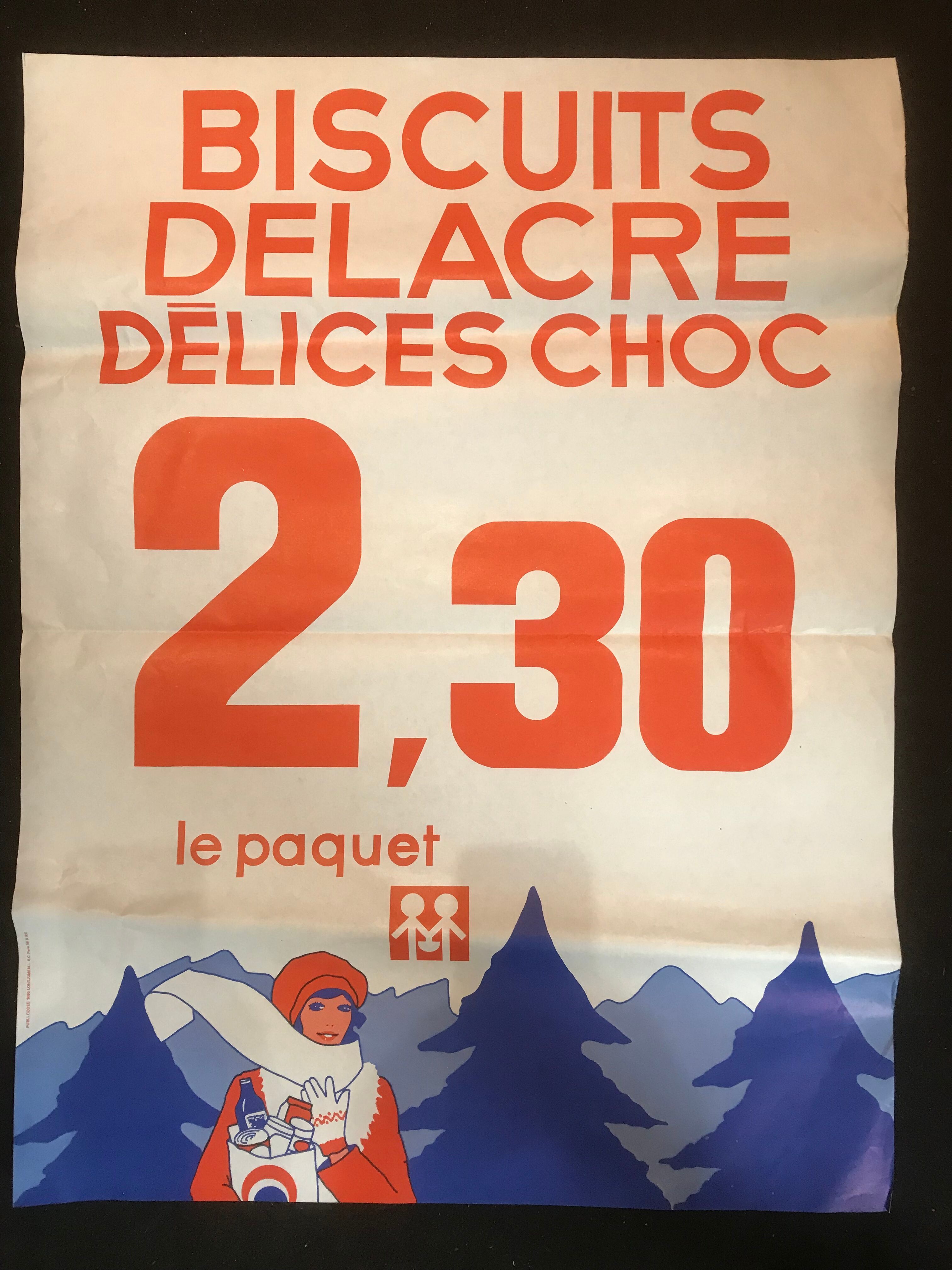 Vintage Codec Delacre advertising poster