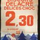Affiche publicitaire codec delacre vintage