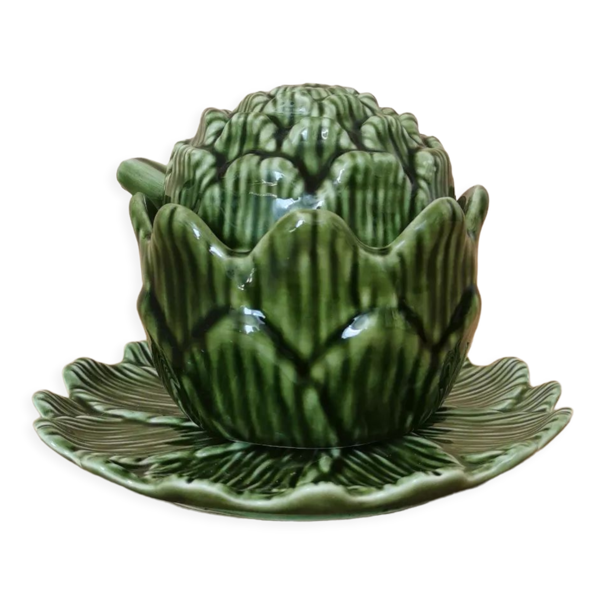 Slurry artichoke pot with spoon