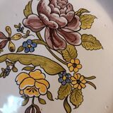 Large antique plate in Meillonnas faience