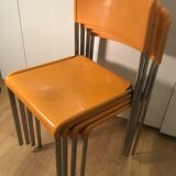 4 L303 chairs by Lafargue