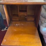 Small wooden secretary with flap