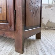 Meuble de rangement confiturier art populaire savoyard 1950
