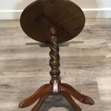 Wooden serving trolley
