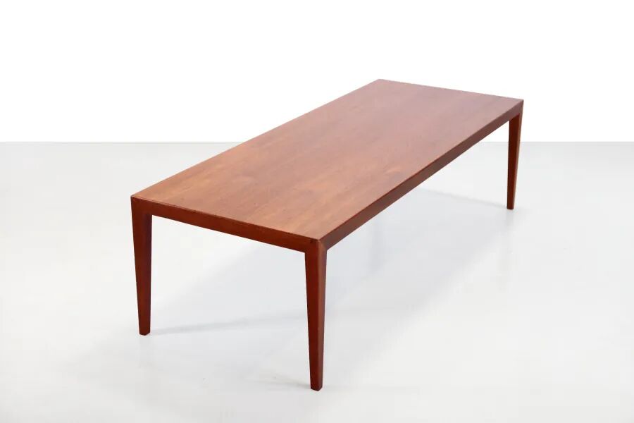 Table basse en teck Danish Severin Hansen pour Haslev