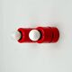 Pair of Red Stilnovo Wall or Ceiling Lamps as New, 1980s Italian Design