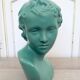 Original painted plaster bust
