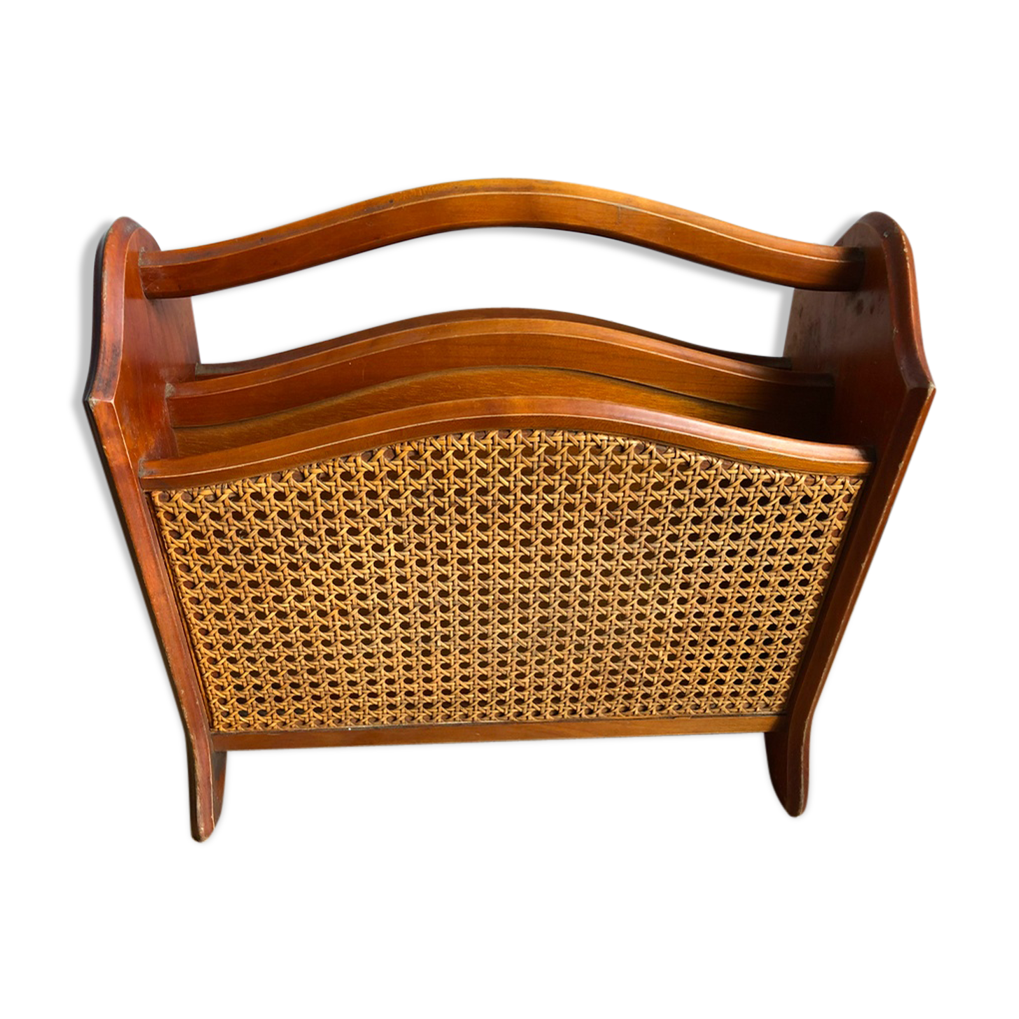 Wood and canning magazine holder