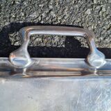 Silver-plated metal tray, US Navy