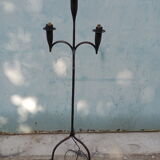 Lampadaire vintage fer forgé
