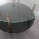 Glass coffee table