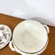 Soup tureen / Vegetable dish in earthenware - Sarreguemines - 1940s/50s