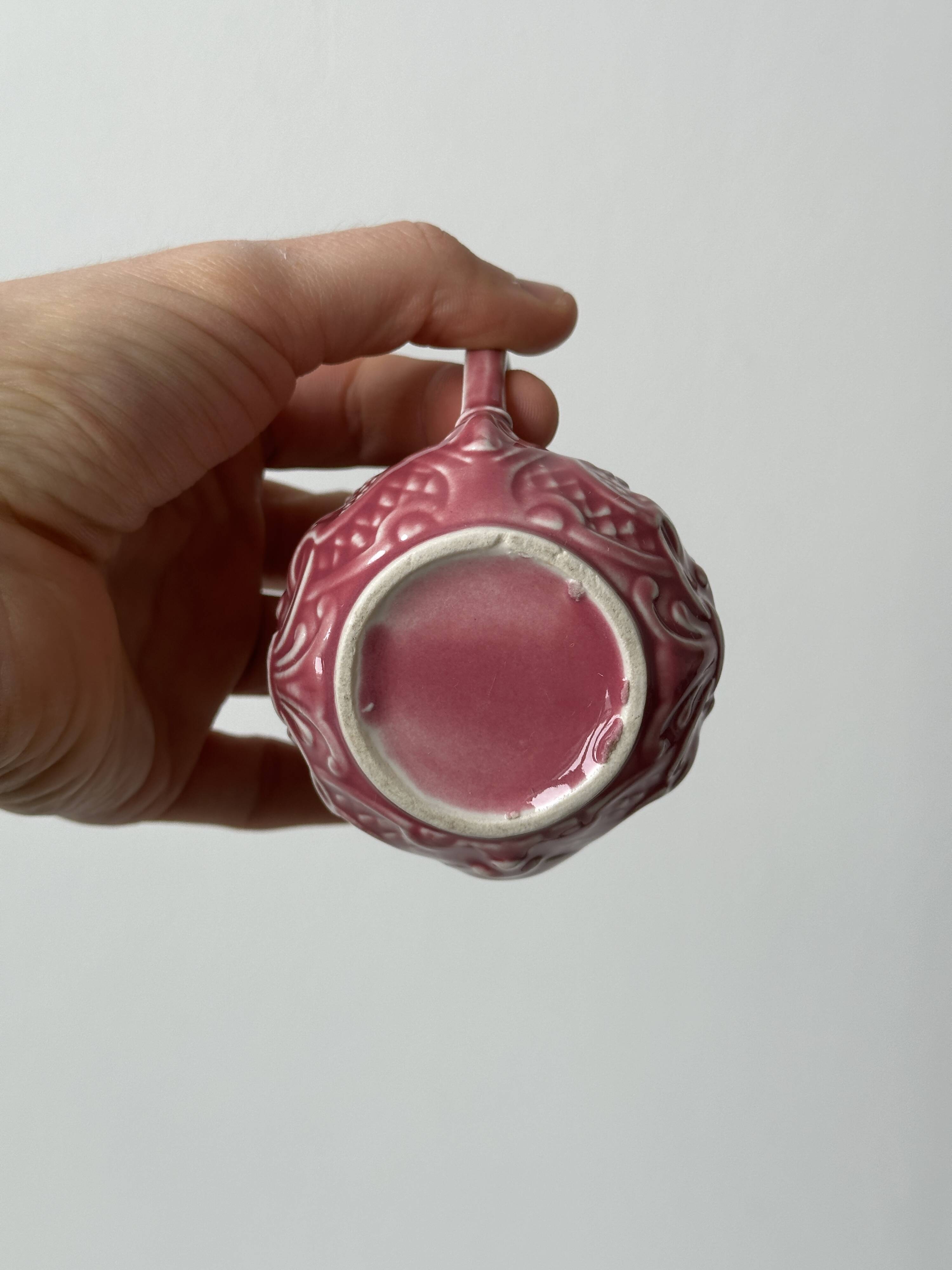 Pink slushy cream milk jug