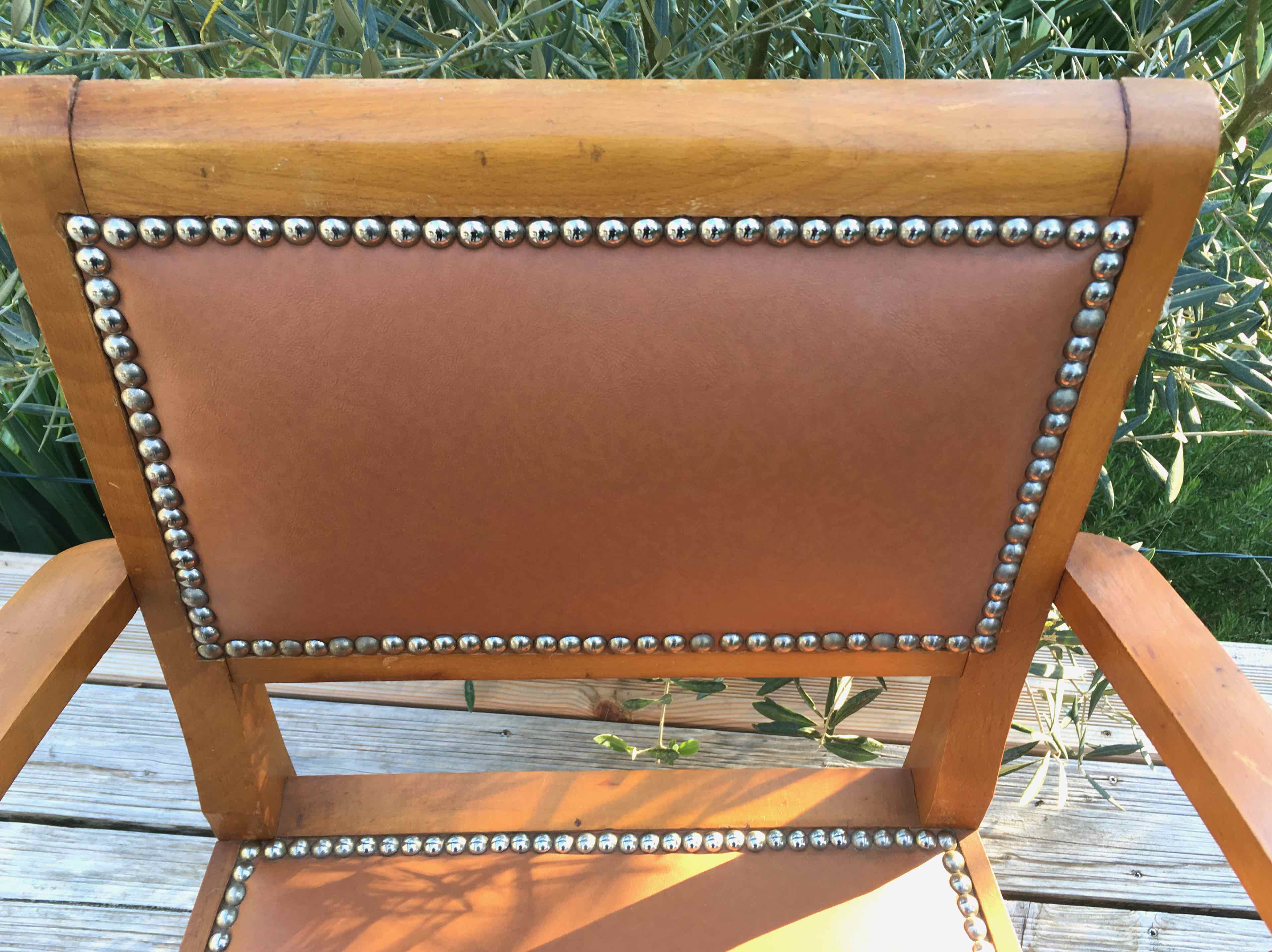 Pair of 50s bridge chairs