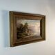Oil on panel, Xanthus Smith United States, 1839-1929 Swiss Alpine Landscape
